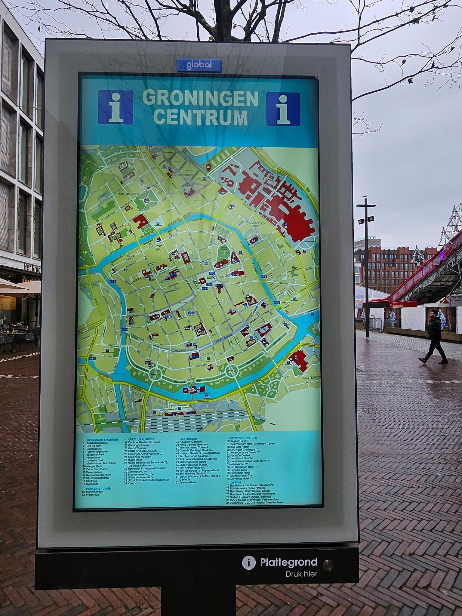 Map of Groningen Centrum
