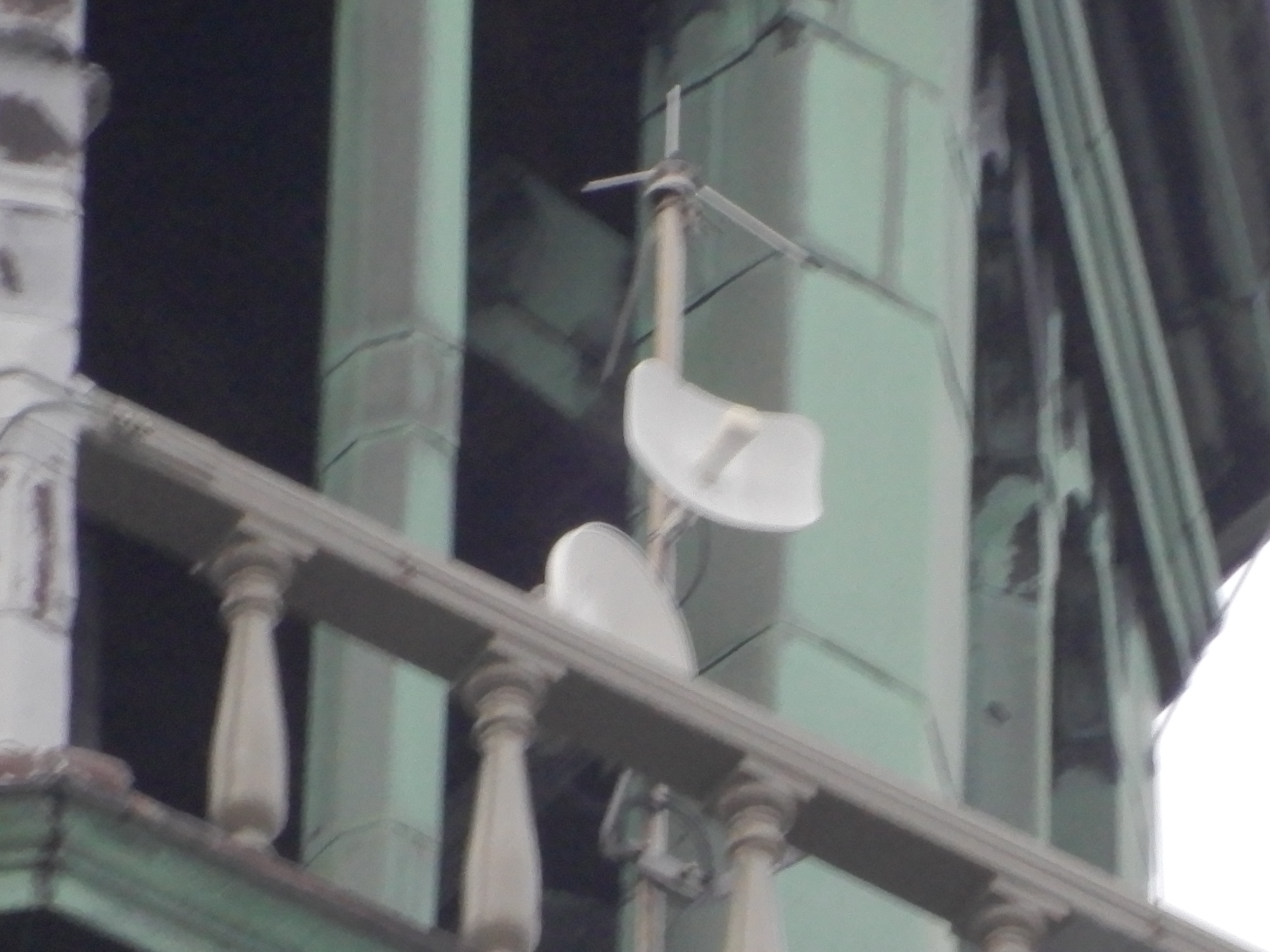 Directional antenna on the Martini Tower